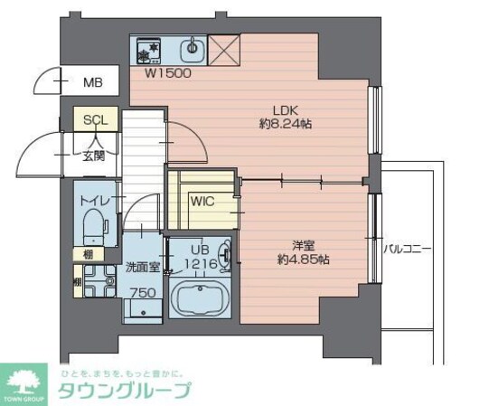 プレジオ西新井の物件間取画像